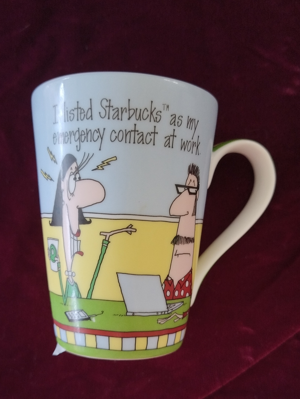 Vintage Starbucks novelty ceramic coffee mug